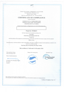 grs certificate